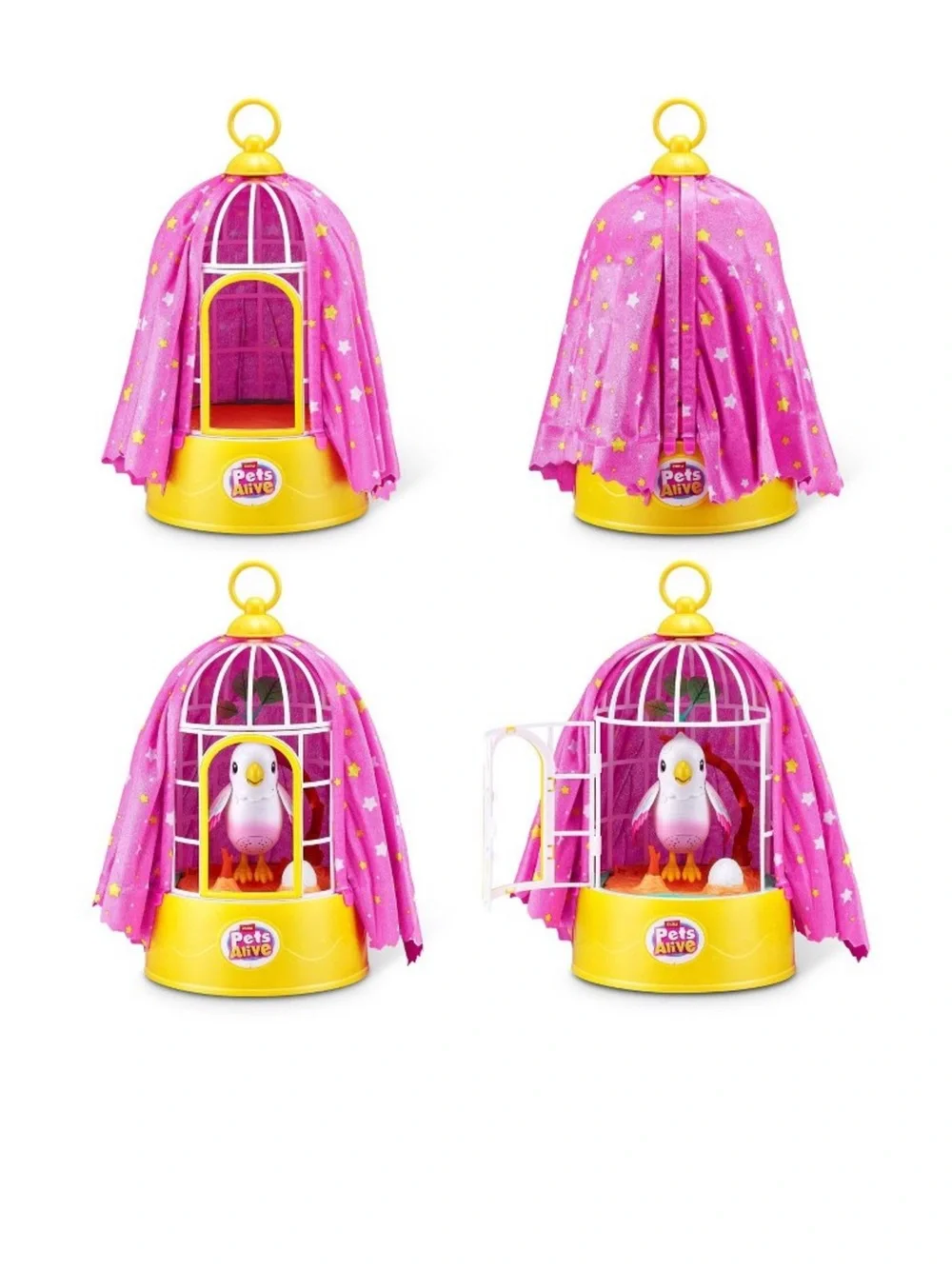 Pets Alive Polly the Surprise Magic Bird - Pink Interactive Toy